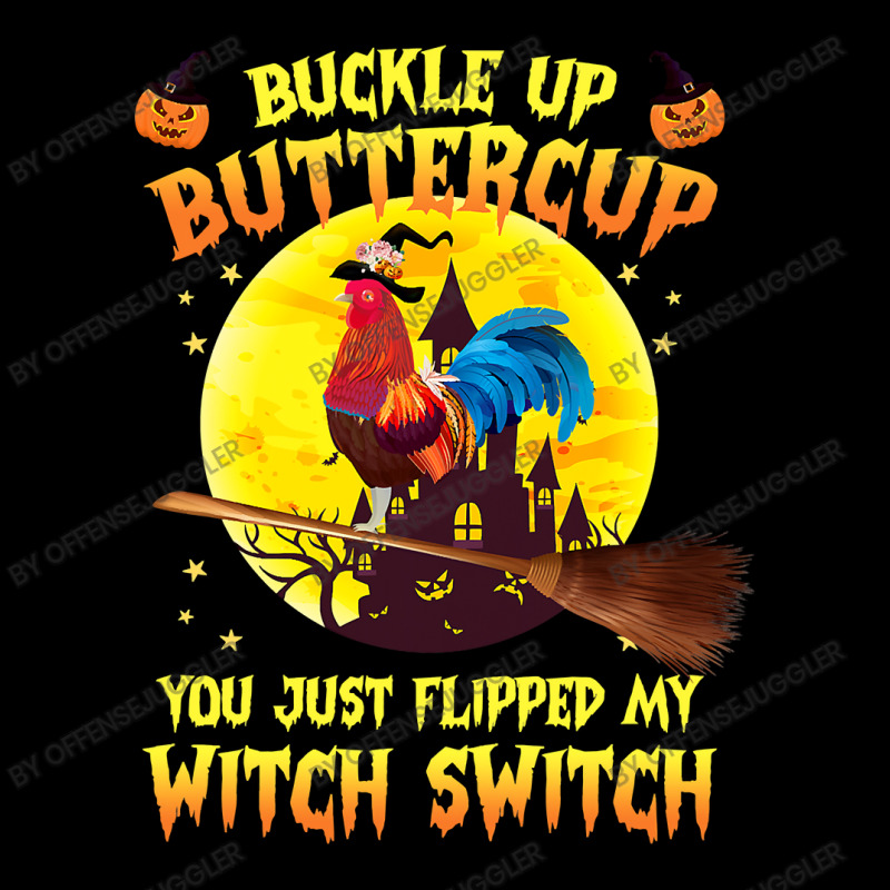 Chicken Cock Buckle Up Buttercup You Just Flipped 258 Hen Chick Adjustable Cap | Artistshot