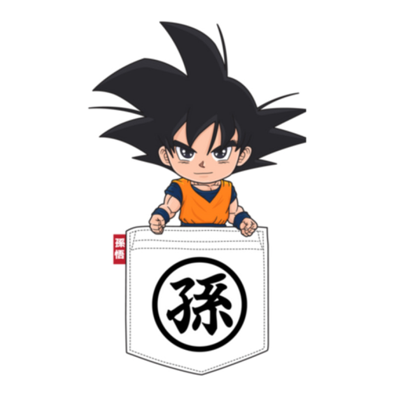 Pocket Chibi Son Goku V-neck Tee | Artistshot