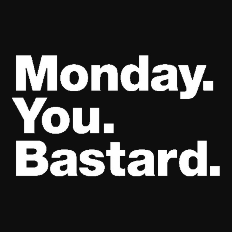 Monday You Bastard Crop Top by cm-arts | Artistshot