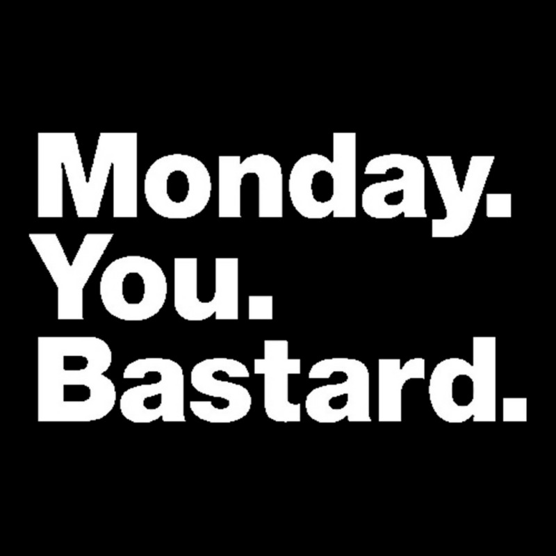 Monday You Bastard Cropped Hoodie by cm-arts | Artistshot