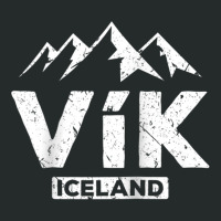 Vik Iceland Icelandic Pride Black Sand Beaches Glacier Raglan Baseball Women's Triblend Scoop T-shirt | Artistshot