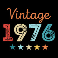 Vintage 1976 50th Birthday Retro Gift 50 Year Old V-neck Tee | Artistshot