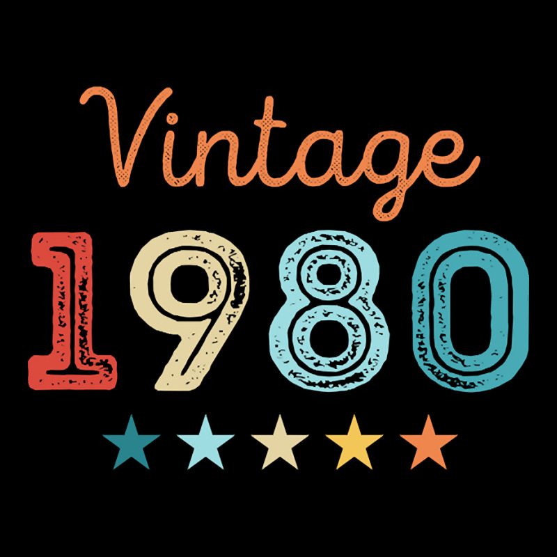 Vintage 1980 40th Birthday Retro Gift 40 Year Old Pocket T-shirt | Artistshot