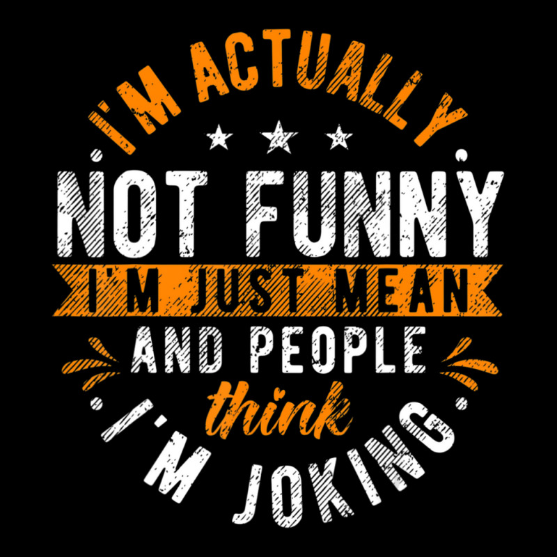 I'm Actually Not I'm Just Mean People Think I'm Joking Youth Hoodie by cm-arts | Artistshot