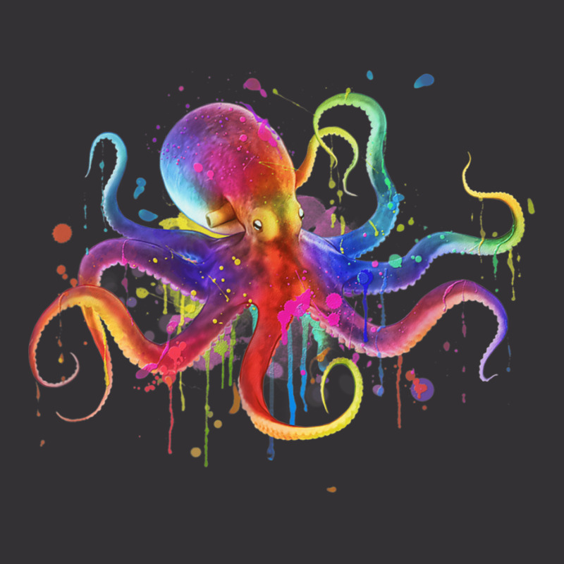 Dripping Rainbow Octopus Psychedelic Vintage Short | Artistshot