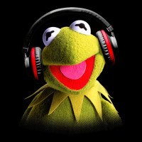 Muppet Babies Kermit Headphones Women's V-neck T-shirt | Artistshot