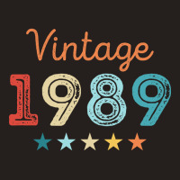 Vintage 1989 40th Birthday Retro Gift 40 Year Old Tank Top | Artistshot