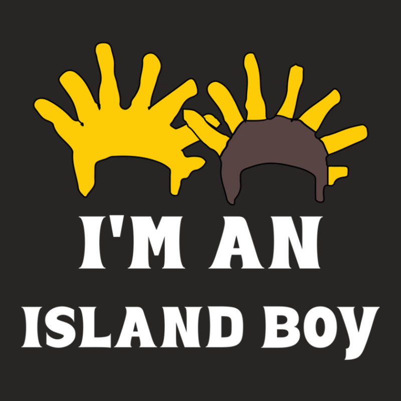 I'm An Island Boy Ladies Fitted T-Shirt by cm-arts | Artistshot