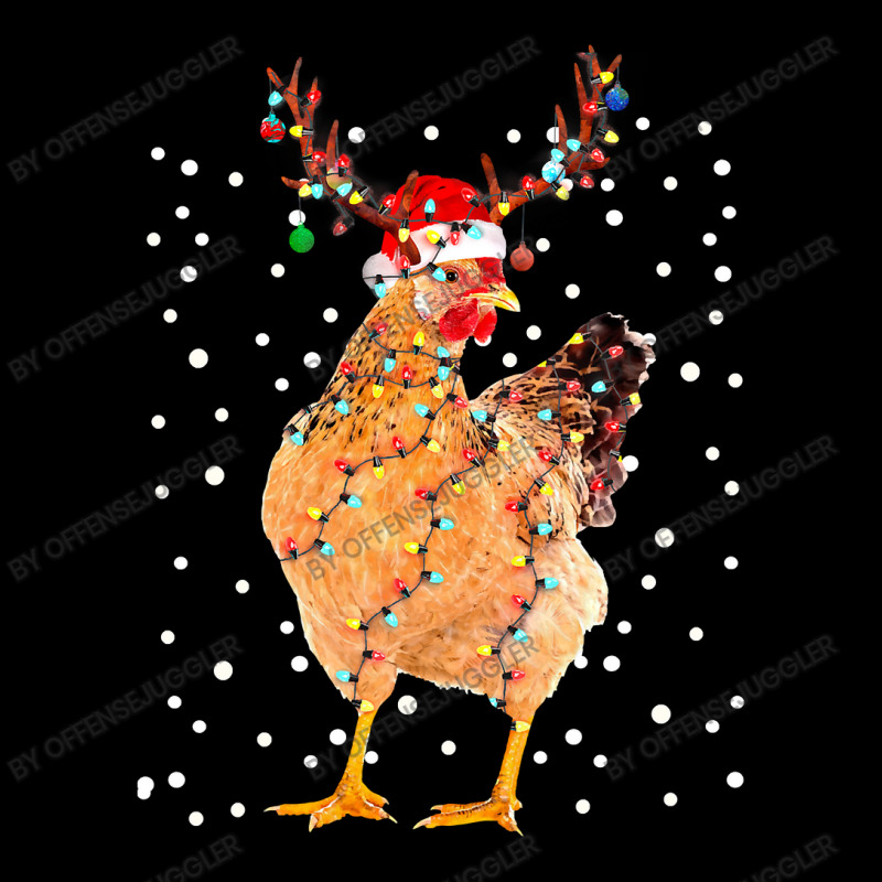 Chicken Cock Funny Chicken Christmas Tree Light Xmas Ornament Decor 51 Adjustable Cap by offensejuggler | Artistshot