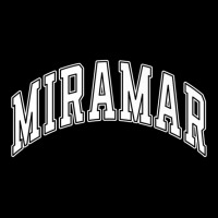 Miramar Florida Fl Varsity Style White Text Premium T Shirt V-neck Tee | Artistshot