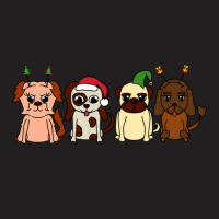 Puppy Christmas Cartoon T-shirt | Artistshot