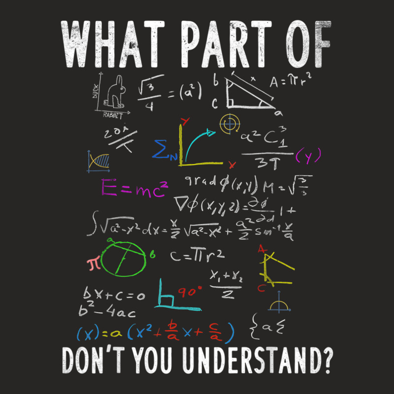 What Part Of Dont You Understand For Math Teacher Ladies Fitted T-Shirt by ZaraGross | Artistshot