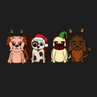 Puppy Christmas Cartoon Classic T-shirt | Artistshot