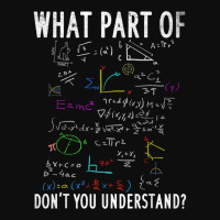 What Part Of Dont You Understand For Math Teacher Crop Top | Artistshot