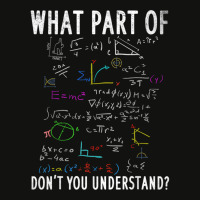 What Part Of Dont You Understand For Math Teacher Scorecard Crop Tee | Artistshot