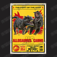 Dominion Allosaurus & Carnotaurus Fight T-shirt | Artistshot