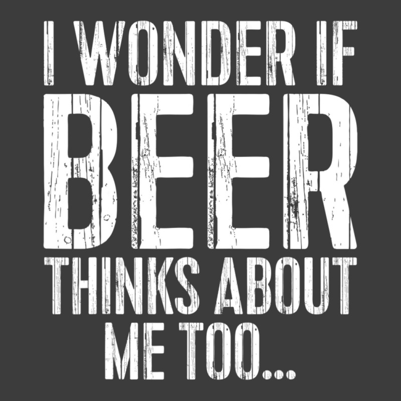 I Wonder If Beer Thinks About Me Too Drinking Men's Polo Shirt | Artistshot