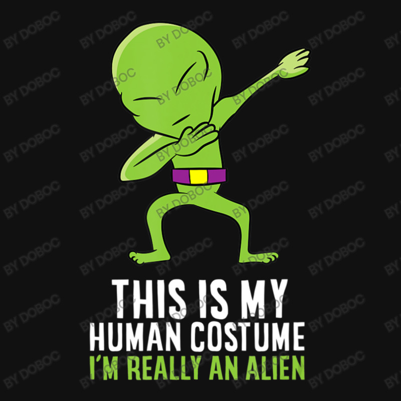 Alien Costume This Is My Human Costume I'm Really An Alien Crew Socks by doboc | Artistshot