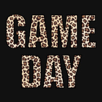 Game Day Leopard Football Fan Big Game Metal Print Square | Artistshot