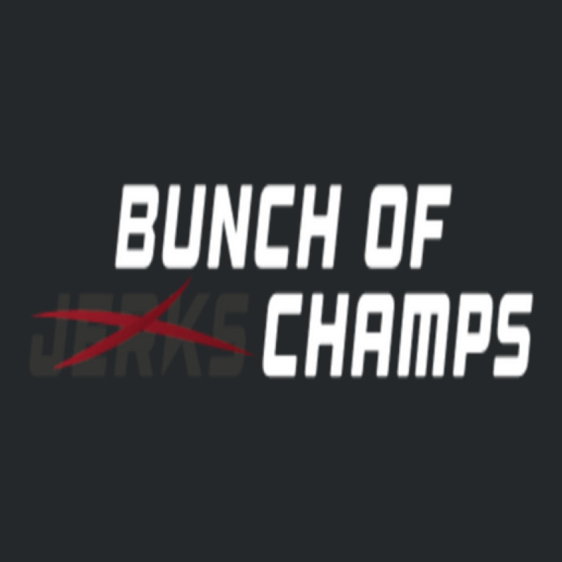 Bunch Of Jerks Champs Shirt (white Lettering) 1 Crewneck Sweatshirt by RoxannUhlich | Artistshot