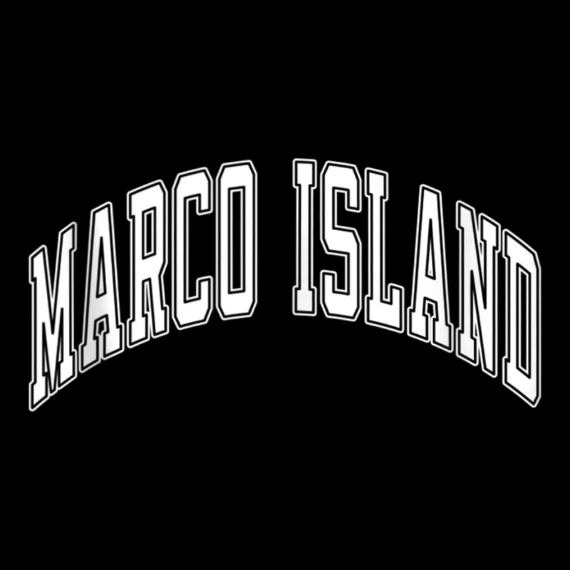 Marco Island Florida Fl Varsity Style White Text Tank Top Legging by cm-arts | Artistshot