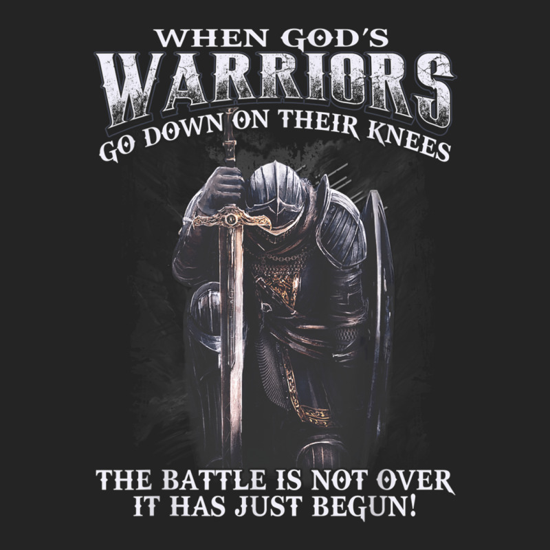 When God Is Warriors Go Down On Their Knees 3/4 Sleeve Shirt | Artistshot