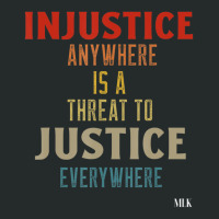 Injustice Anywhere Is A Threat To Justice Everywhere Mlk Women's Triblend Scoop T-shirt | Artistshot