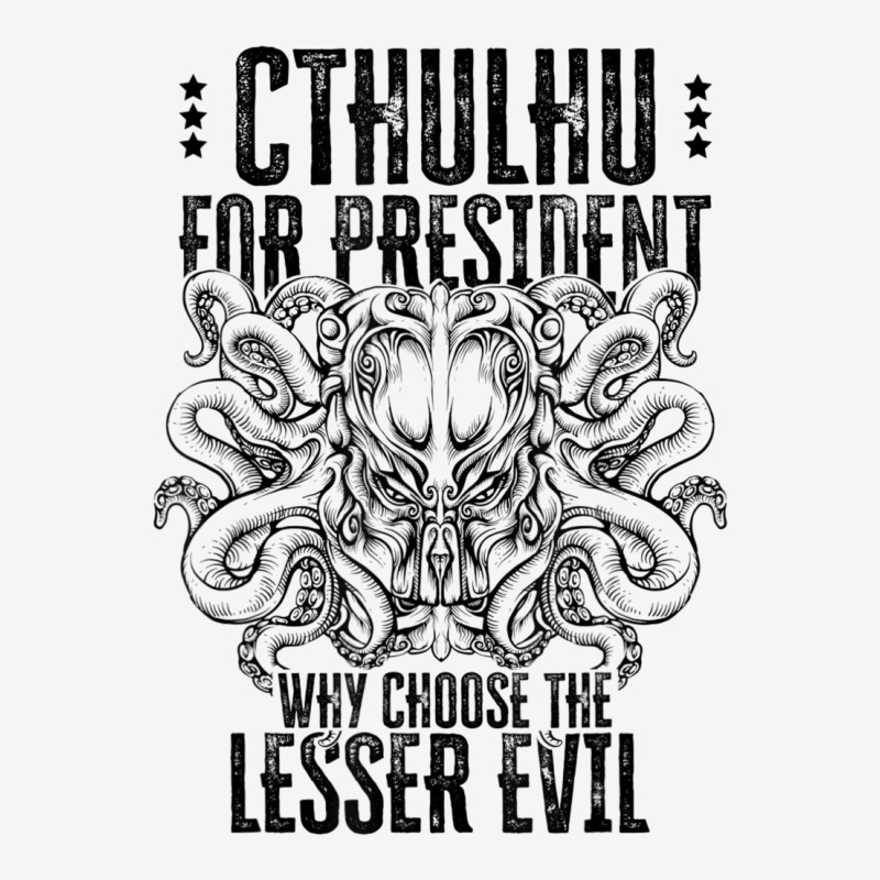 Cthulhu For President Why Choose The Lesser Evil Camper Cup | Artistshot