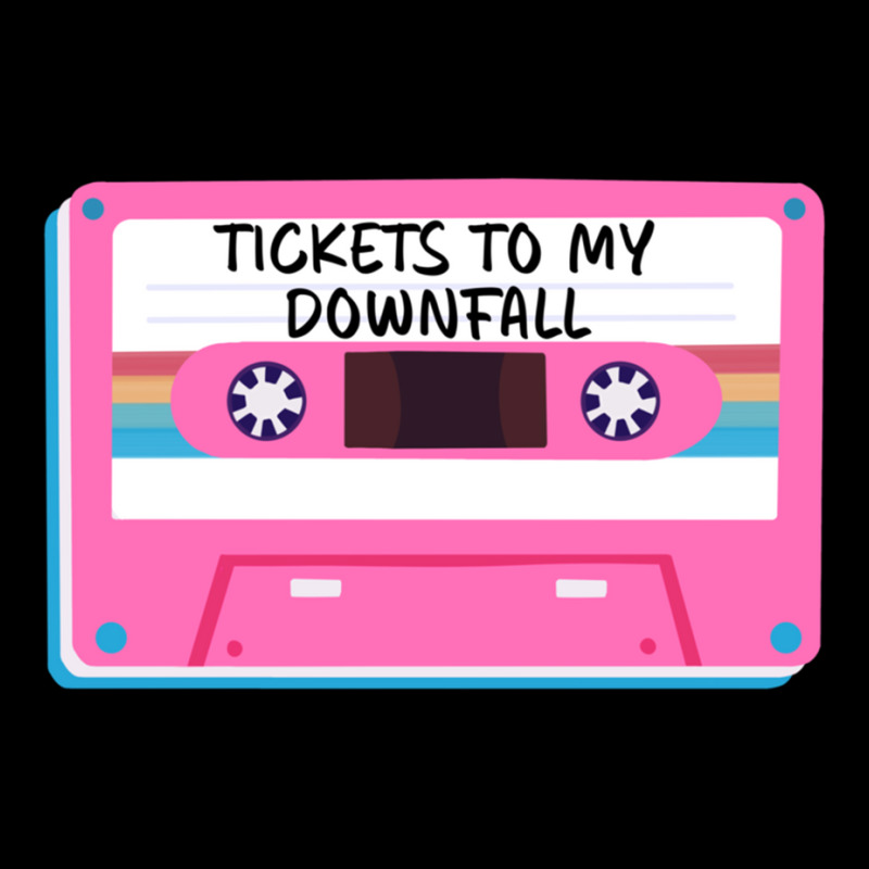 Tickets To My Downfall Rainbow Cassette Tape Music Design Adjustable Cap by PAULMYERS | Artistshot