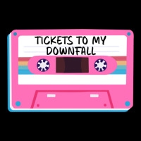 Tickets To My Downfall Rainbow Cassette Tape Music Design Kids Cap | Artistshot