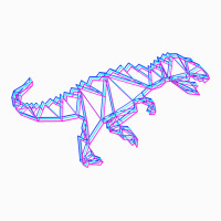 Allosaurus Dinosaur Colorful Vaporwave Polygon Geometry T Shirt Coffee Mug | Artistshot