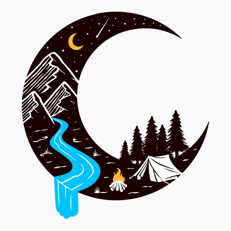 Camping Camping At Night Camper T-shirt | Artistshot