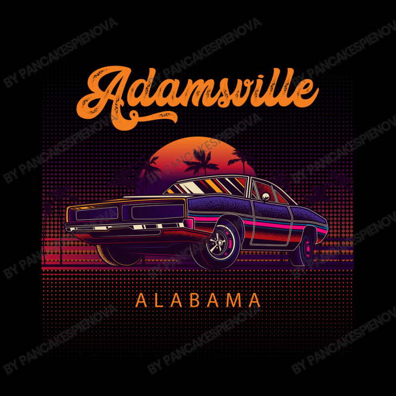 Adamsville Alabama Retro Vintage 80s 90s Muscle Cars Retrowave Aesthet Adjustable Cap by pancakespienova | Artistshot