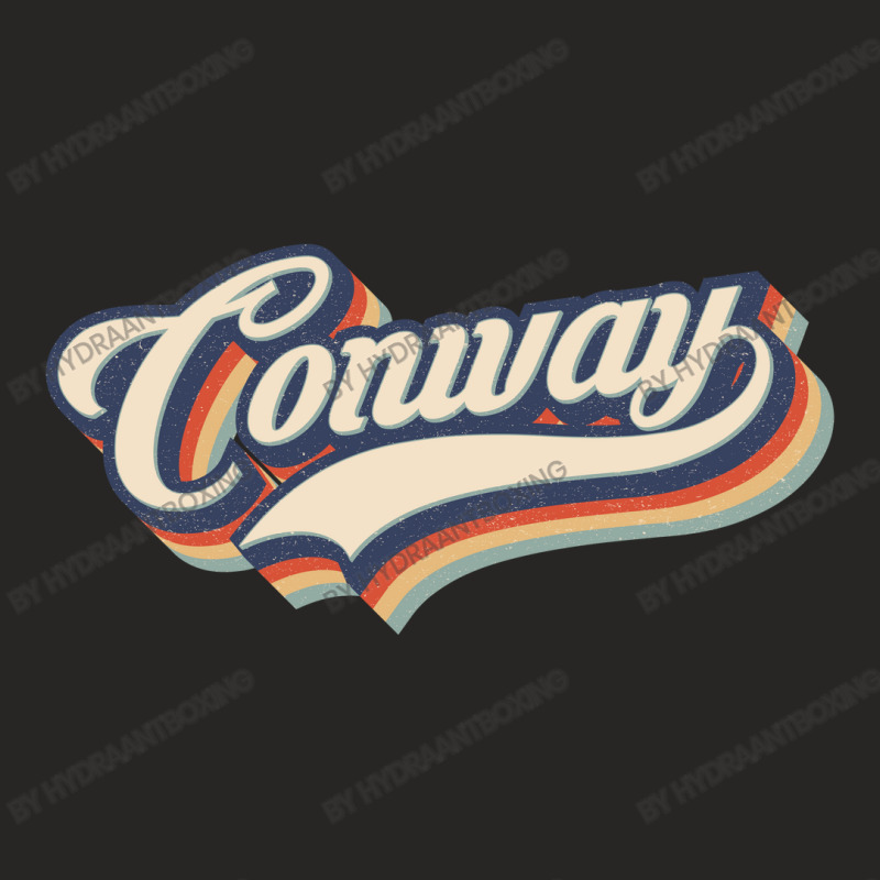 I Love Conway City Usa Retro Vintage Ladies Fitted T-Shirt by HydraAntBoxing | Artistshot