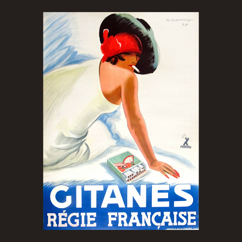 Vintage Cigarette Advertisement. France 1937. Tank Top | Artistshot