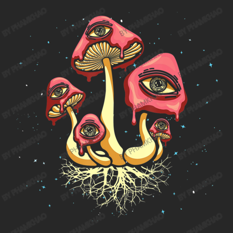 Psychedelic Mushroom Alien Shrooms Lover Men's T-shirt Pajama Set | Artistshot