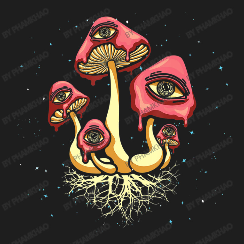 Psychedelic Mushroom Alien Shrooms Lover Classic T-shirt | Artistshot