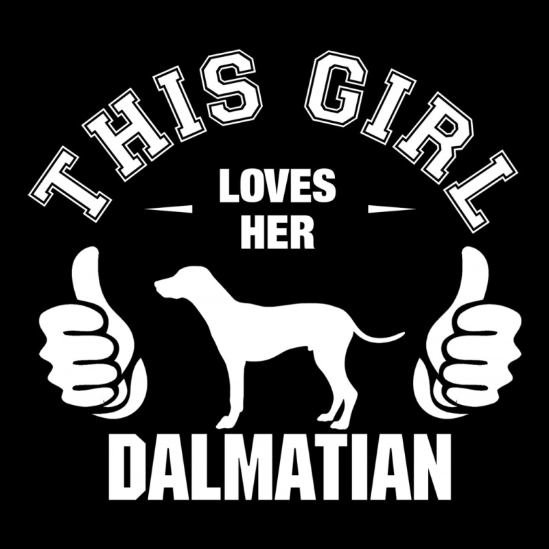 This Girl Loves Her Dalmatian Youth Hoodie by tshiart | Artistshot