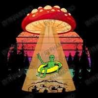 Psychedelic Mushroom Shroom Alien Abduction Trippy Alien Adjustable Cap | Artistshot