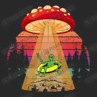 Psychedelic Mushroom Shroom Alien Abduction Trippy Alien Printed Hat | Artistshot