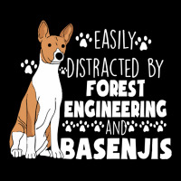 Forest Engineering Graduate Forest Engineering And Basenjis Fleece Short | Artistshot