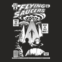 Cool Alien Flying Saucer Hoodie Alien Ufo Invasion Ladies Fitted T-shirt | Artistshot