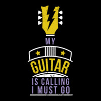 My Guitar Is Calling I Must Go   Headstock Of A Guitar Women's V-neck T-shirt | Artistshot