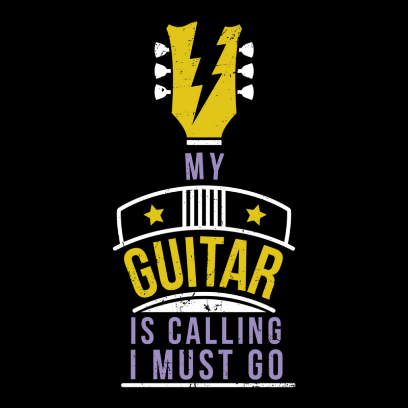 My Guitar Is Calling I Must Go   Headstock Of A Guitar Women's V-Neck T-Shirt by KristieDavis | Artistshot