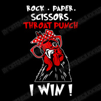 Chicken Cock Rock Paper Scissors Throat Punch I Win Chicken Funny 61 H Pocket T-shirt | Artistshot