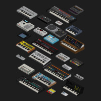 Synthesizer Fan Collection Classic T-shirt | Artistshot