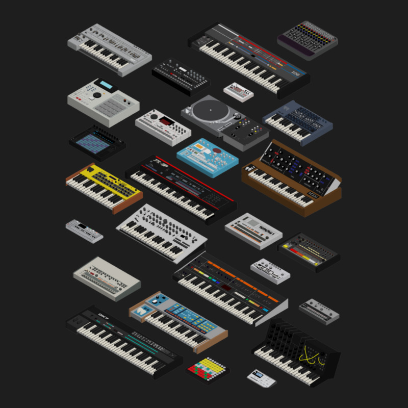 Synthesizer Fan Collection Classic T-shirt | Artistshot