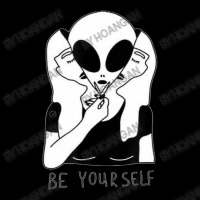 Cute Perfect Girl Space Alien Be Yourself True Self Adjustable Cap | Artistshot