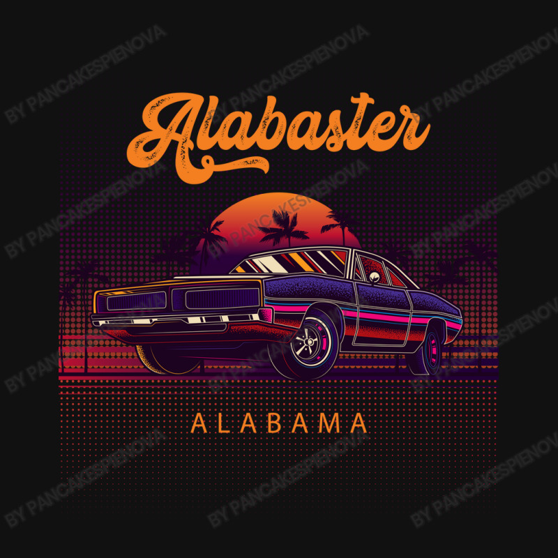 Alabaster Alabama Retro Vintage 80s 90s Muscle Cars Retrowave Aestheti Graphic Youth T-shirt by pancakespienova | Artistshot