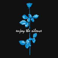 Enjoy The Silence - Blue Baby Bibs | Artistshot